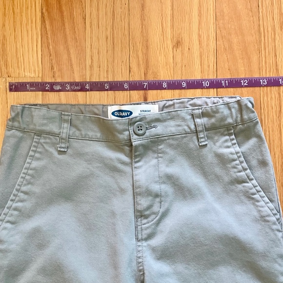 Boy’s size 12 Old Navy gray dress pants with adjustable waist - Picture 3 of 6